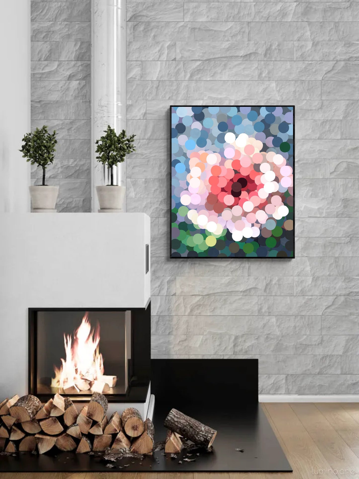 Original Painting from the Bloom series, 'Psalm 143:10'