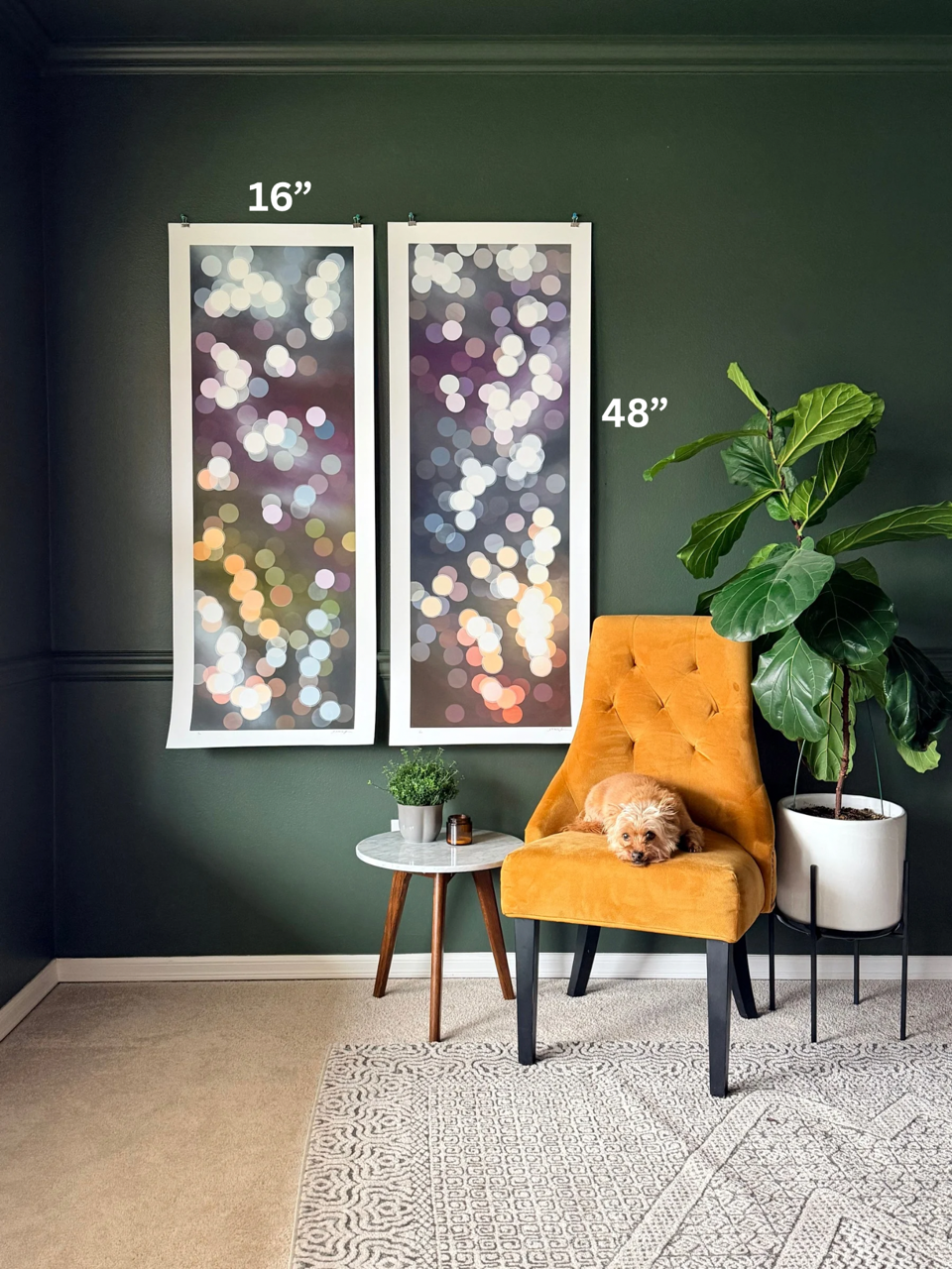 Ltd Ed Print Diptych 'Further Than the Ocean' & 'Deeper Than the Sea'