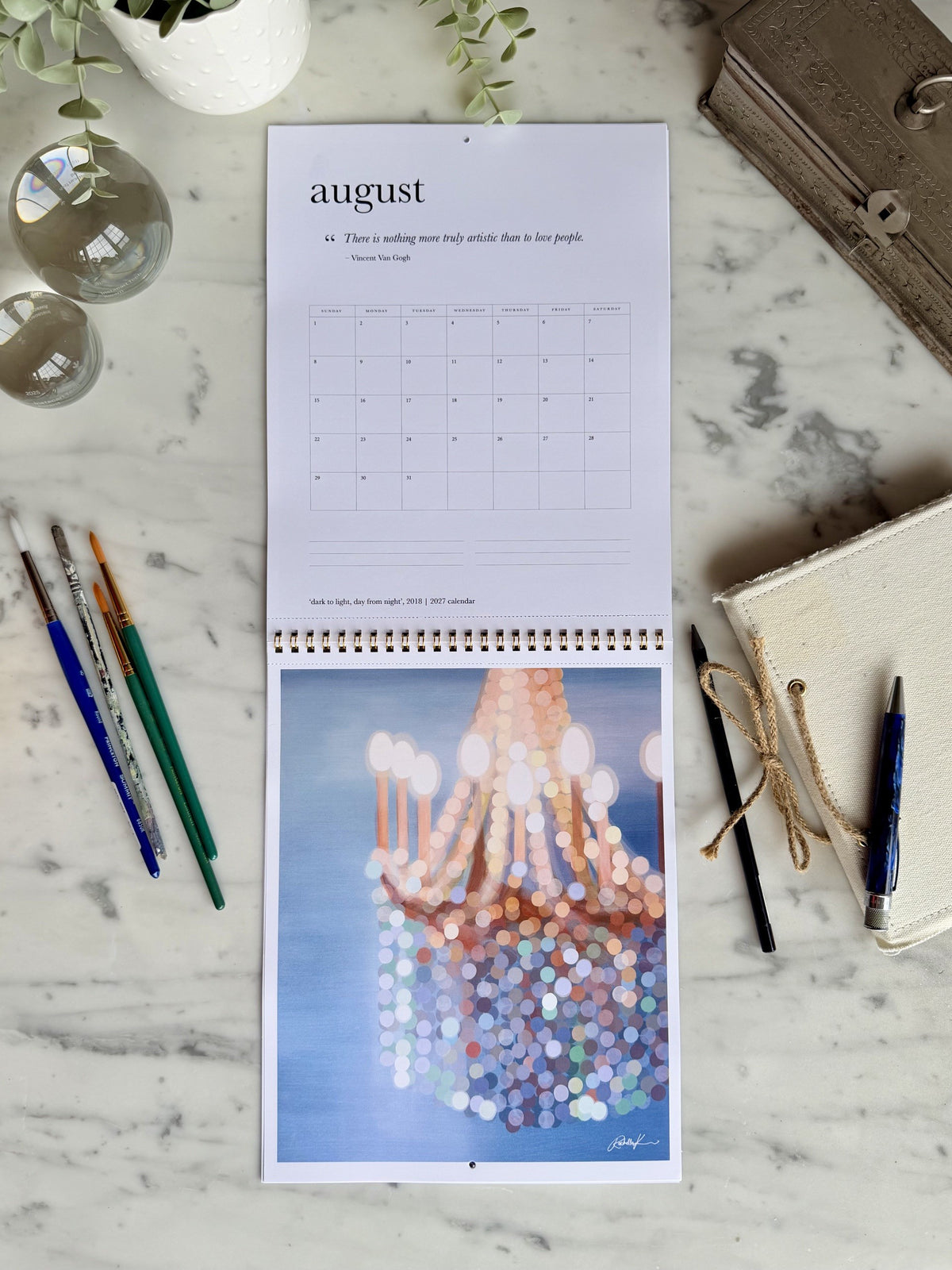 2027 Rachelle Kearns Wall Calendar & Greeting Cards Bundle PREORDER