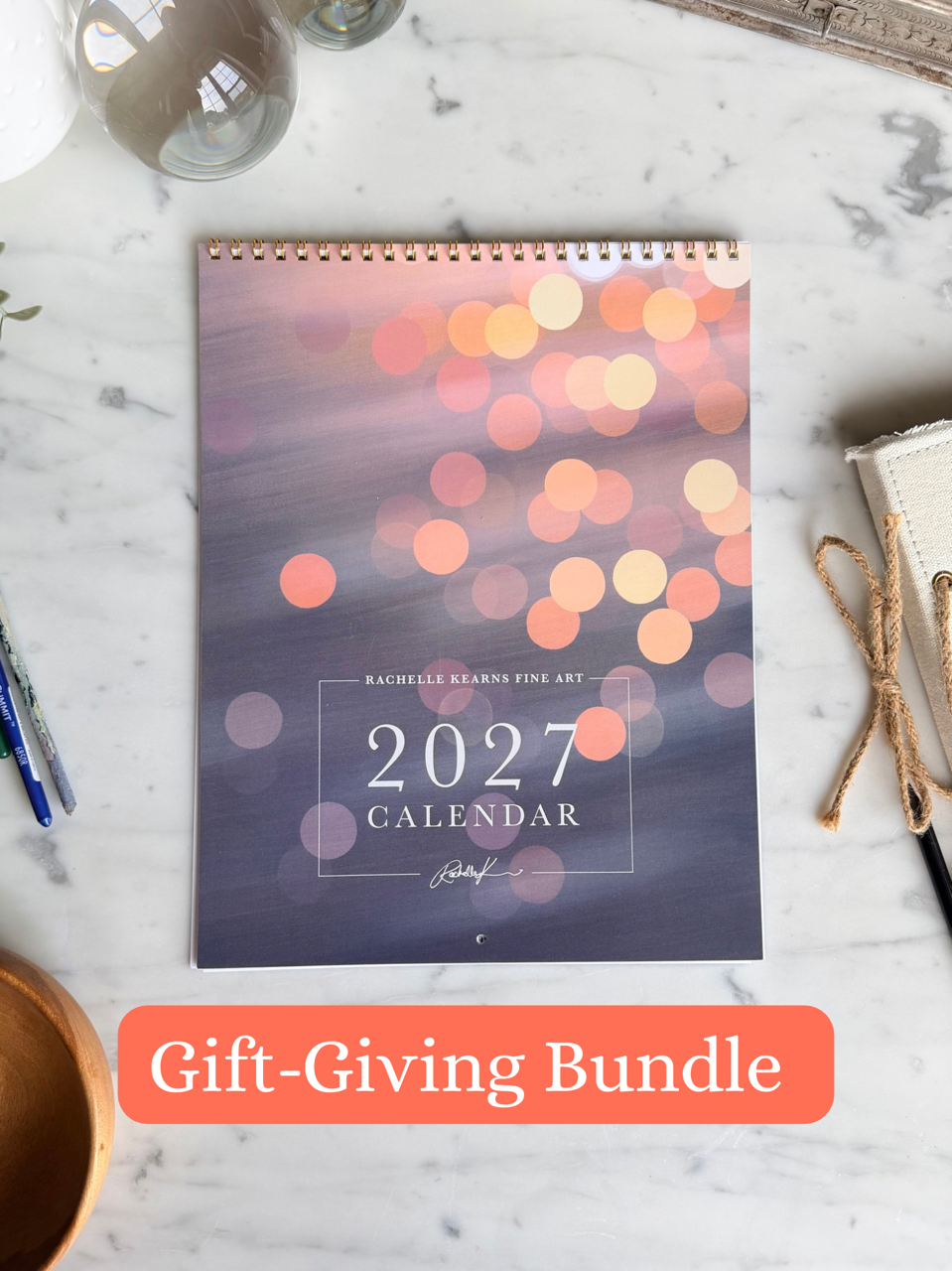 2027 Rachelle Kearns 8.5 x 11 inch Wall Calendar - 4-Pack Bundle PREORDER