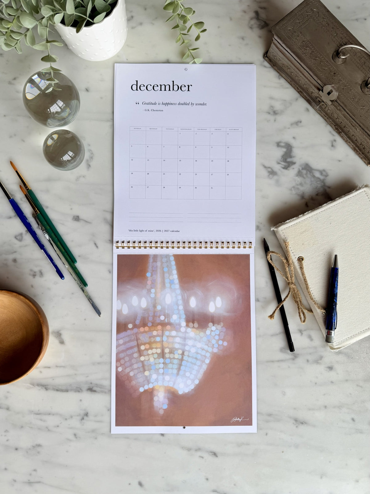 2027 Rachelle Kearns Wall Calendar & Greeting Cards Bundle PREORDER
