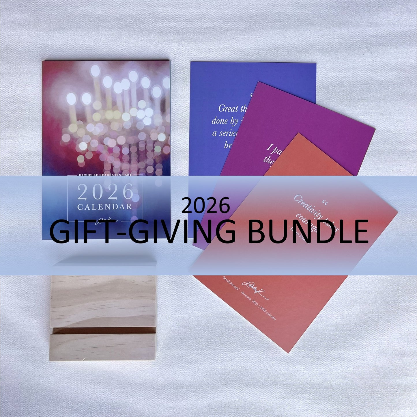 2026 Rachelle Kearns Desktop Calendar Bundle (4 calendars and stands) PREORDER