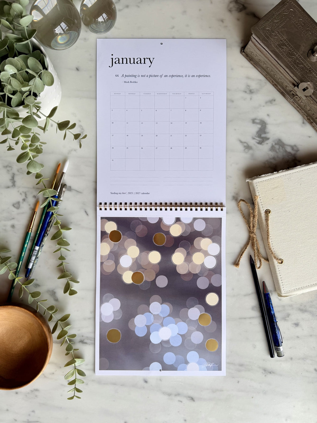 2027 Rachelle Kearns 8.5 x 11 inch Wall Calendar - 4-Pack Bundle PREORDER