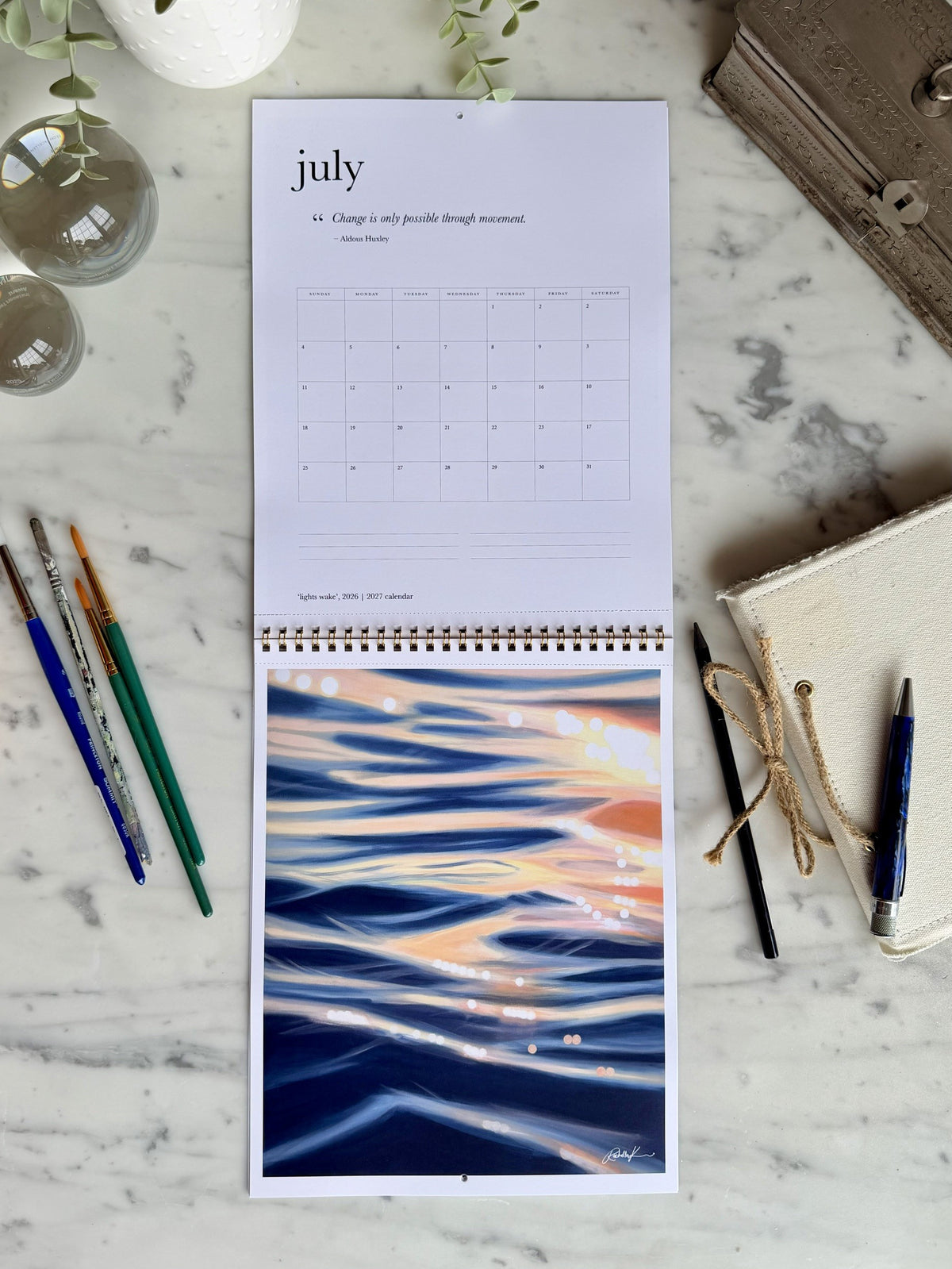 2027 Rachelle Kearns 8.5 x 11 inch Calendar PREORDER