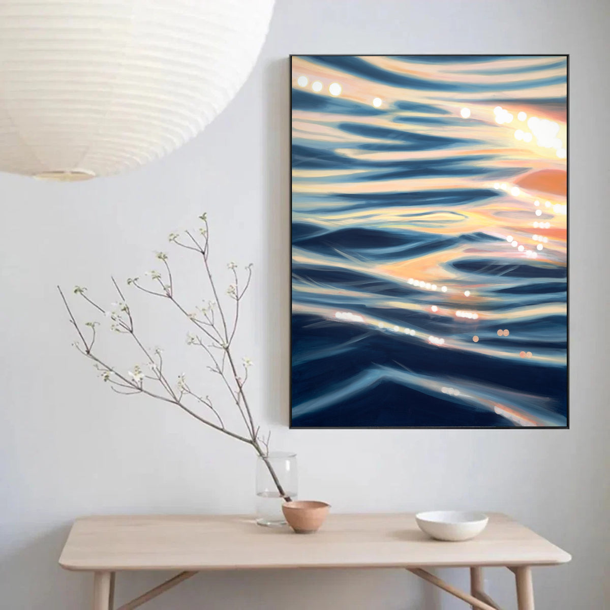 Original Painting from the Stillwater Collection, 'Light's Wake'