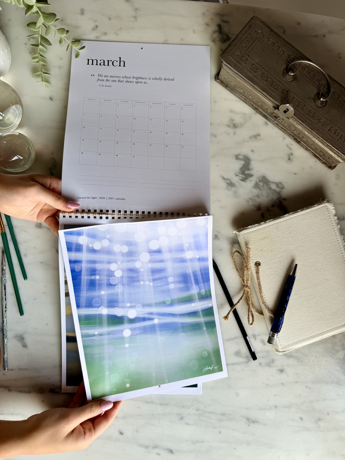 2027 Rachelle Kearns 8.5 x 11 inch Wall Calendar - 4-Pack Bundle PREORDER
