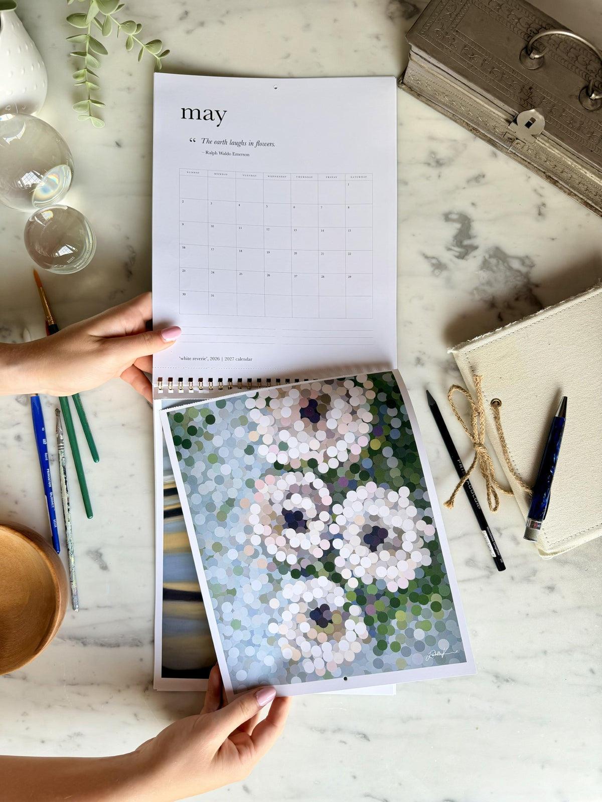 2027 Rachelle Kearns 8.5 x 11 inch Wall Calendar - 4-Pack Bundle PREORDER