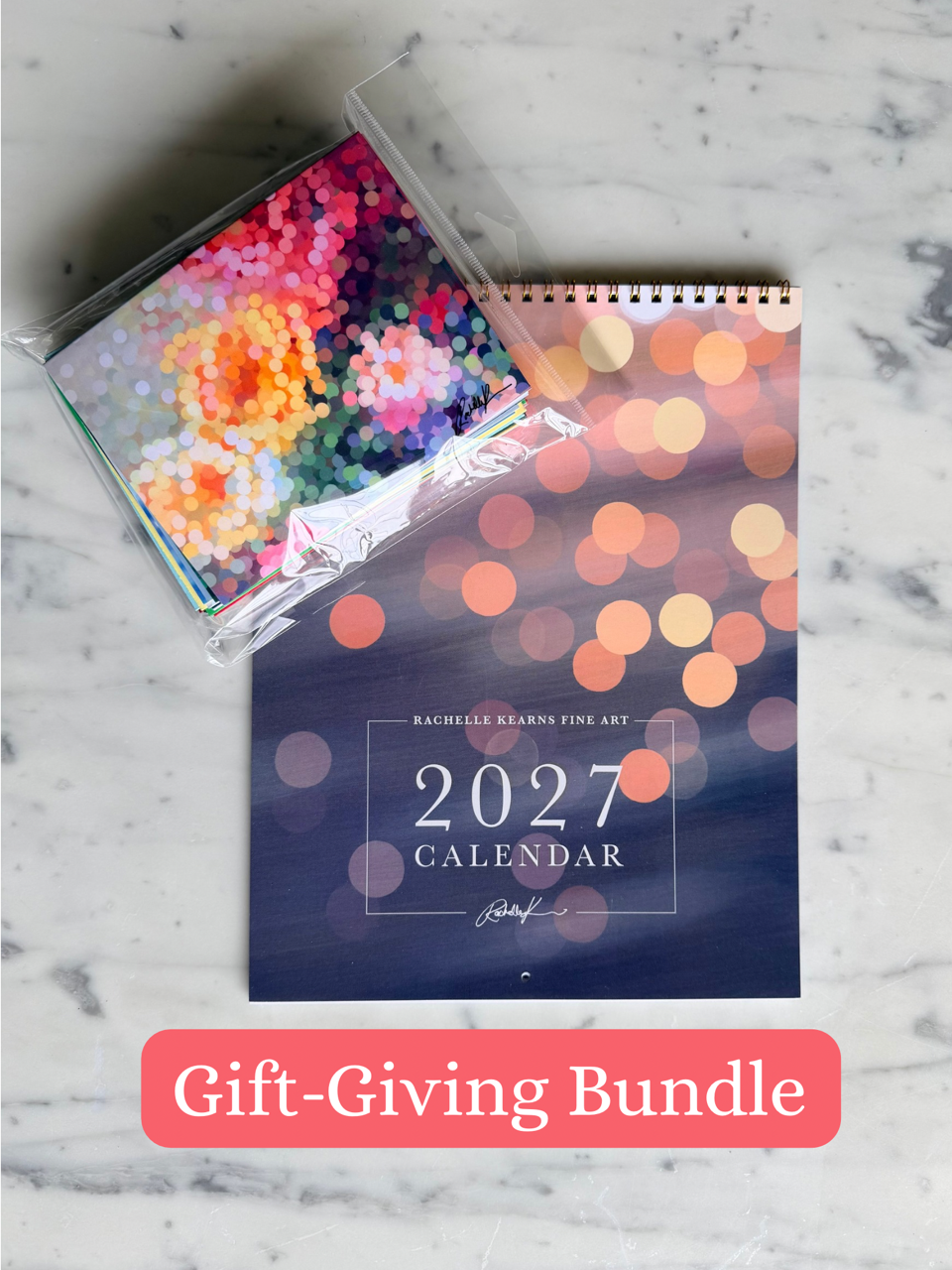 2027 Rachelle Kearns Wall Calendar & Greeting Cards Bundle PREORDER